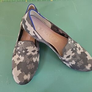 Rothy's Gray and Black Flats for Effortless Style